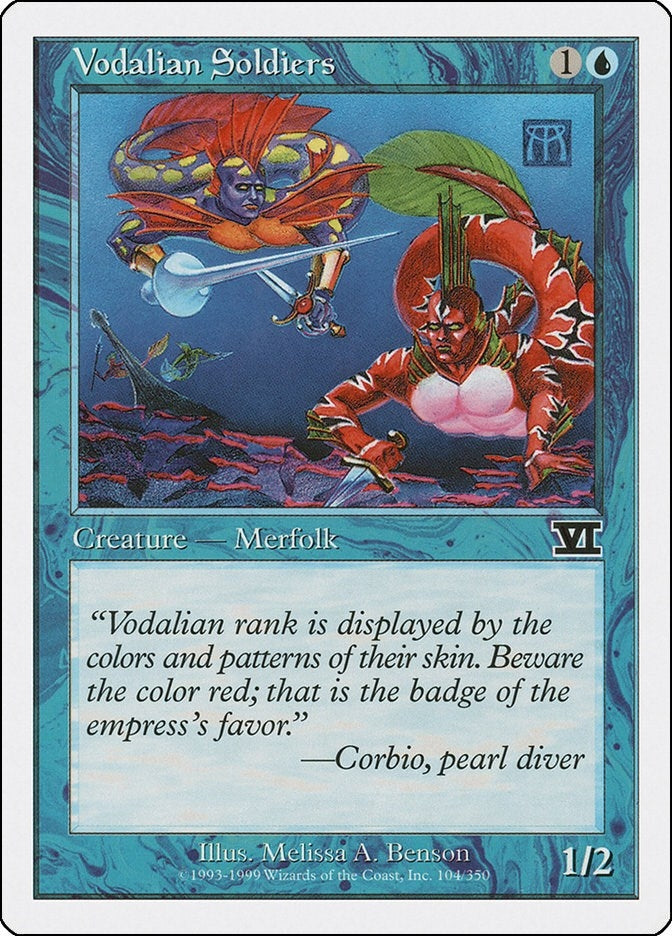 Image for Vodalian Soldiers (104) - Magic: The Gathering