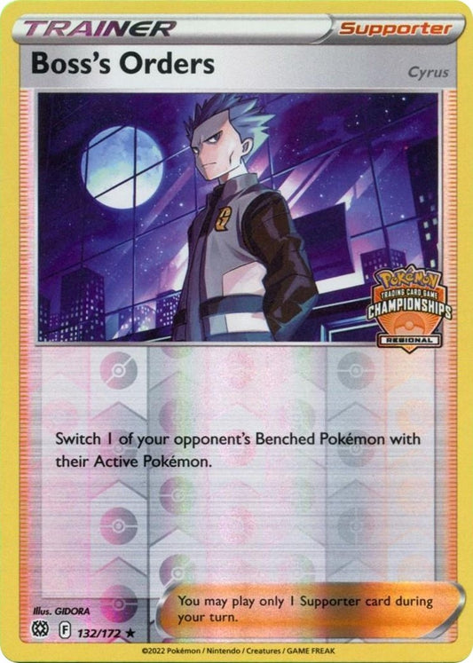Image for Boss's Orders - 132/172 (Regional Championships) (132/172) - Pokemon