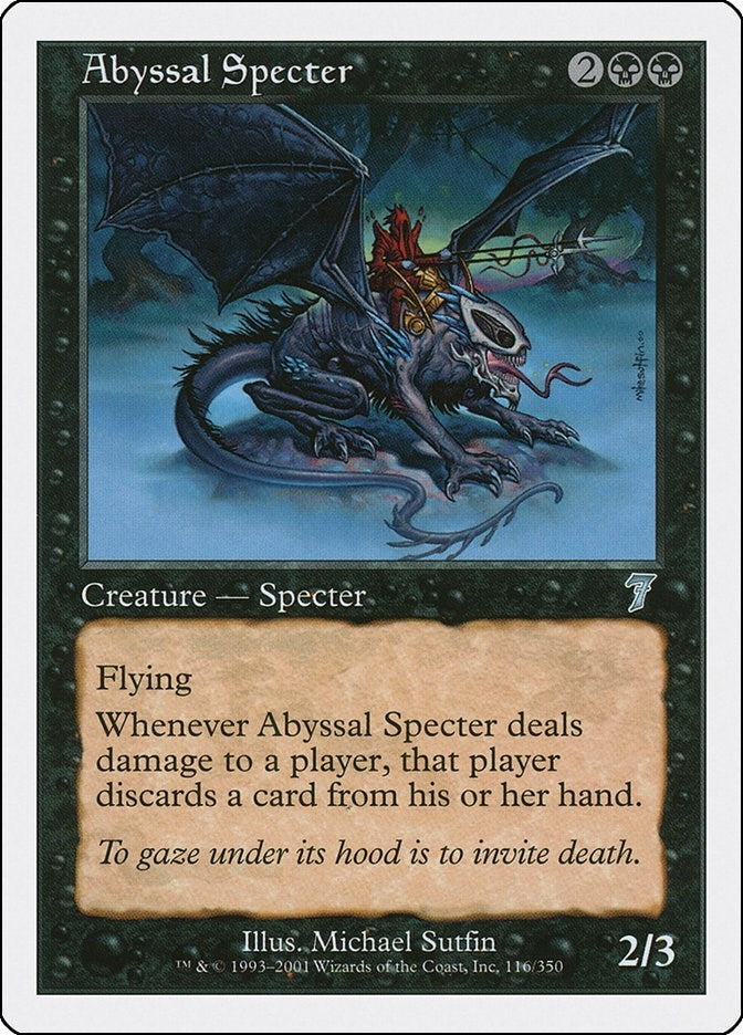 Image for Abyssal Specter (116) - Magic: The Gathering