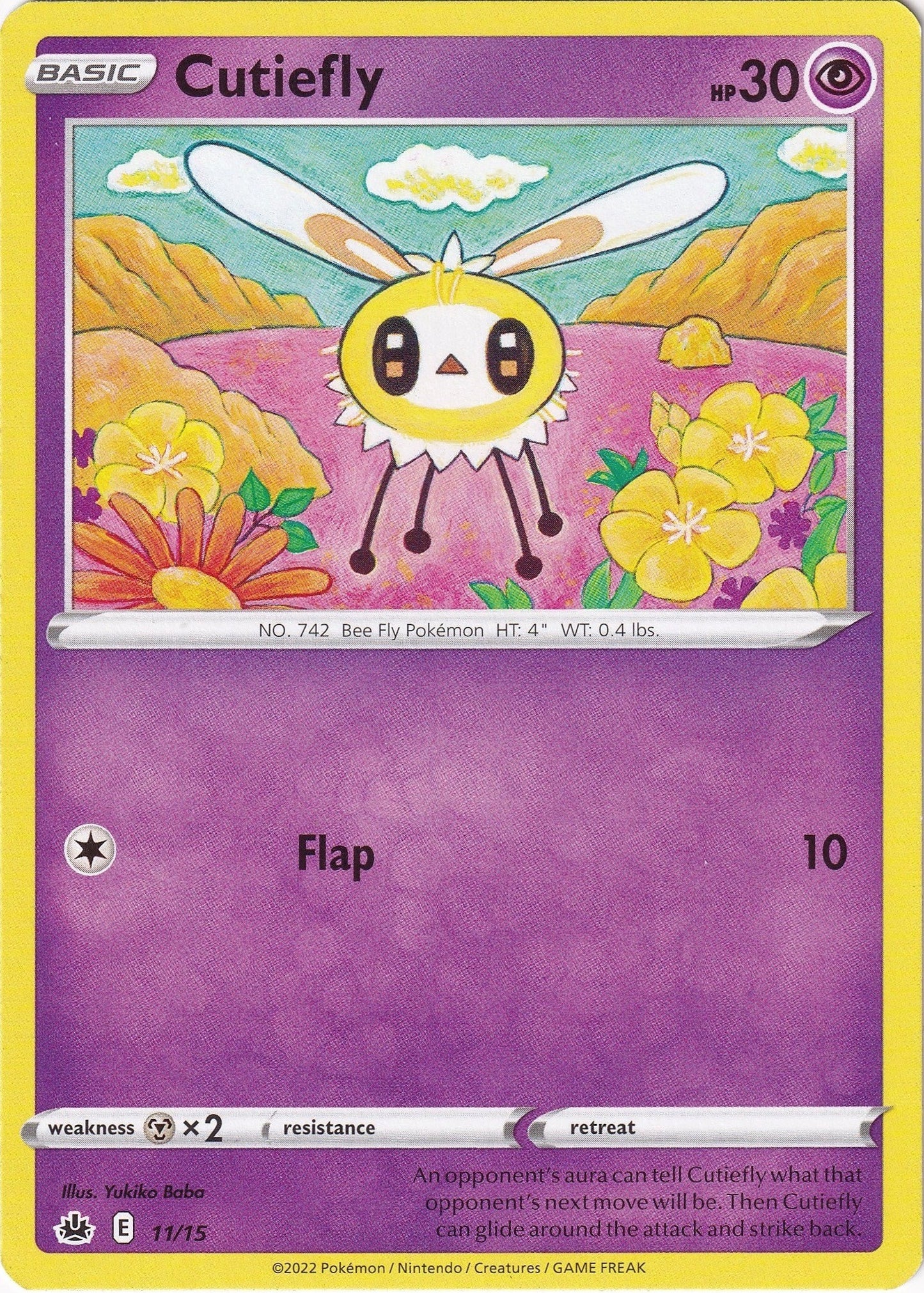 Image for Cutiefly (011/015) - Pokemon