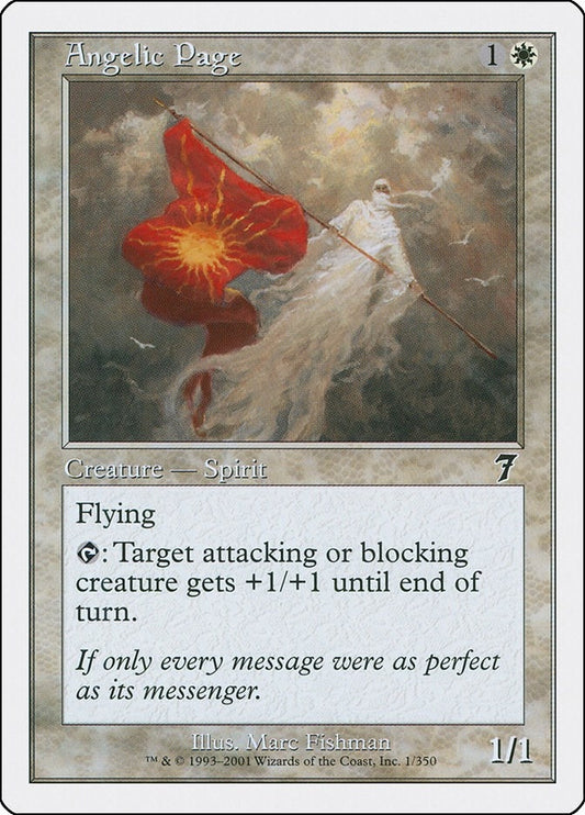 Image for Angelic Page (1) - Magic: The Gathering