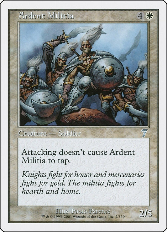 Image for Ardent Militia (2) - Magic: The Gathering
