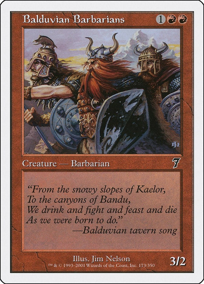 Image for Balduvian Barbarians (173) - Magic: The Gathering