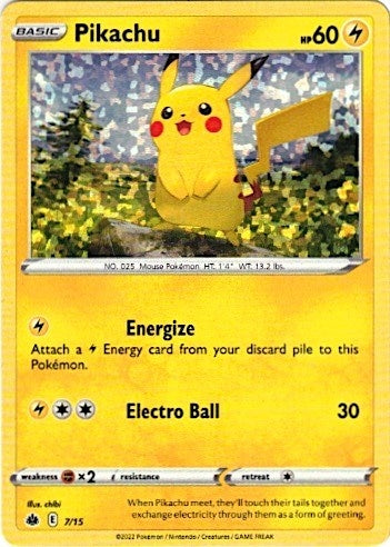 Image for Pikachu (007/015) - Pokemon
