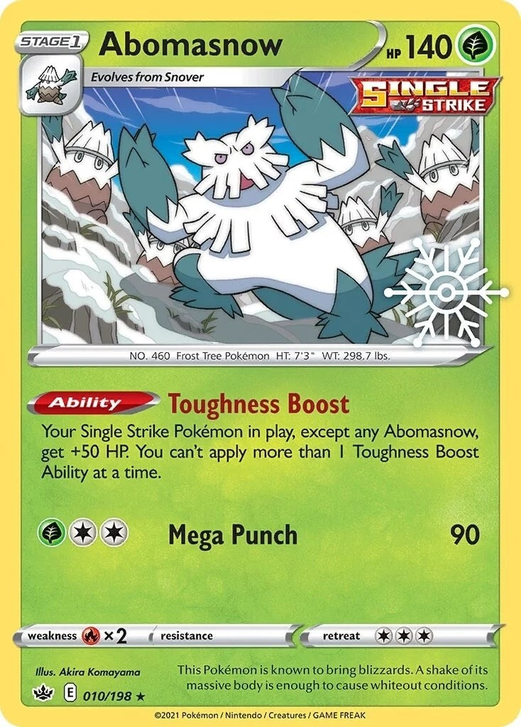 Abomasnow - 010/198 (Holiday Calendar) (010/198)