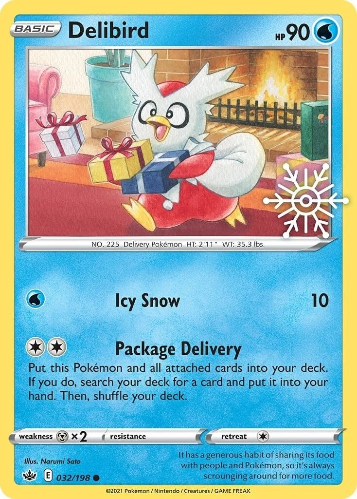 Image for Delibird - 032/198 (Holiday Calendar) (032/198) - Pokemon