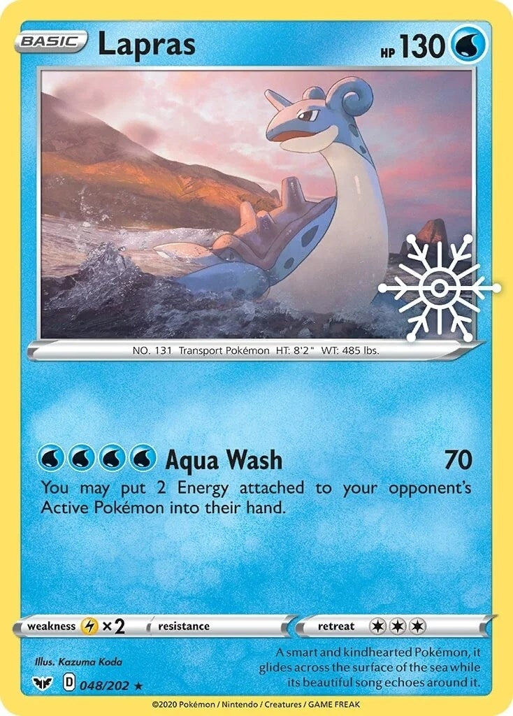 Image for Lapras - 048/202 (Holiday Calendar) (048/202) - Pokemon