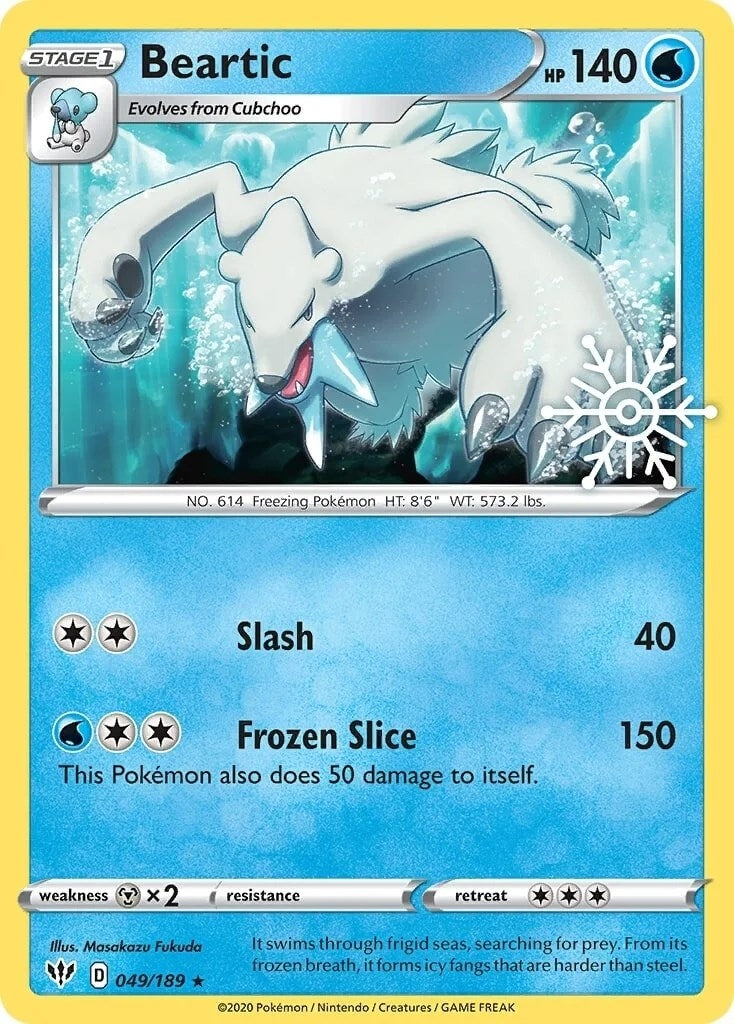 Image for Beartic - 049/189 (Holiday Calendar) (049/189) - Pokemon