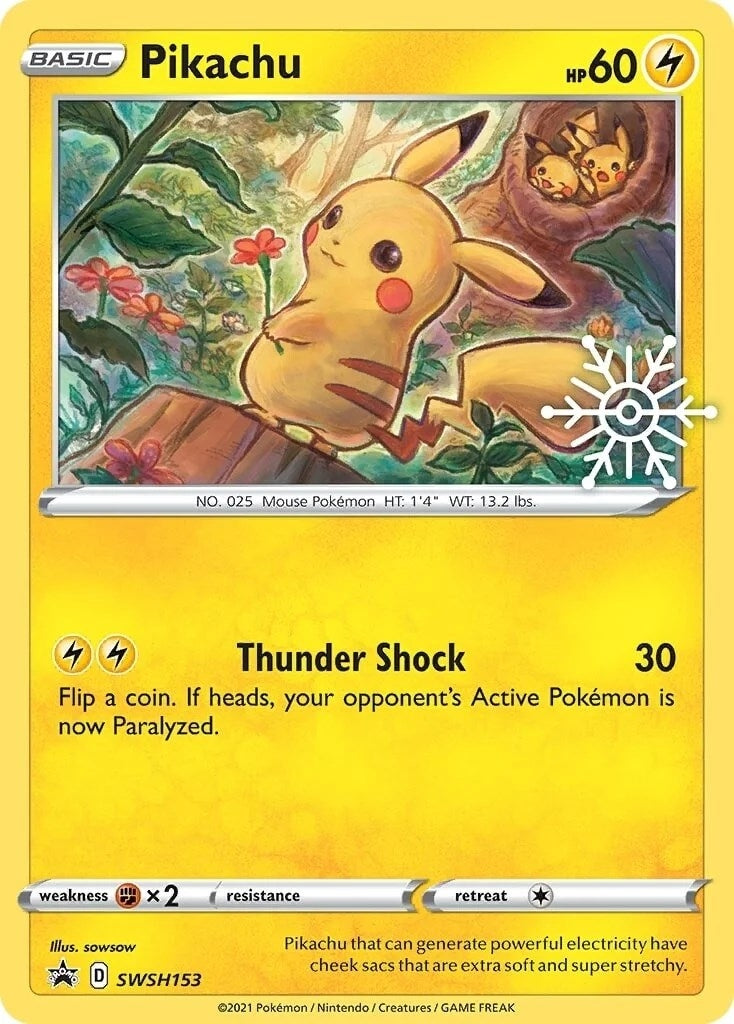 Image for Pikachu - SWSH153 (Holiday Calendar) (SWSH153) - Pokemon