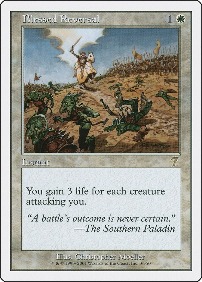 Image for Blessed Reversal (3) - Magic: The Gathering
