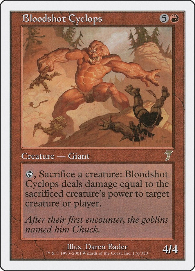 Image for Bloodshot Cyclops (176) - Magic: The Gathering