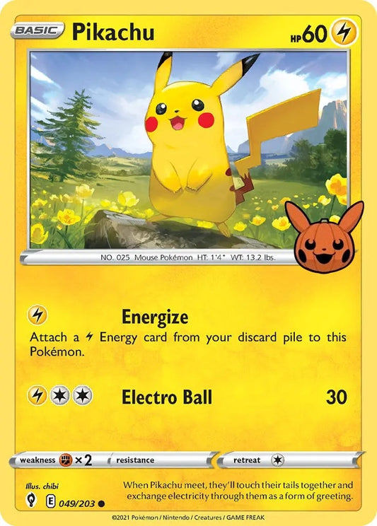 Image for Pikachu (049/203) - Pokemon