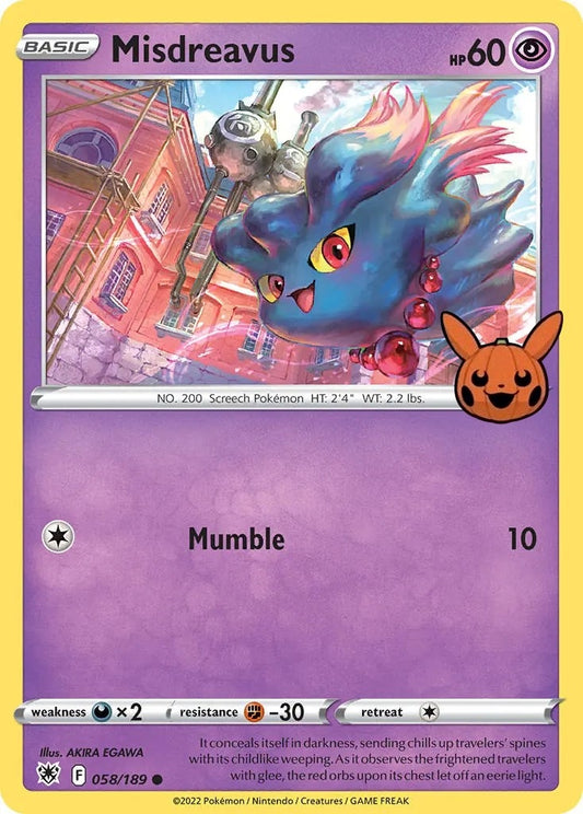 Image for Misdreavus (058/189) - Pokemon