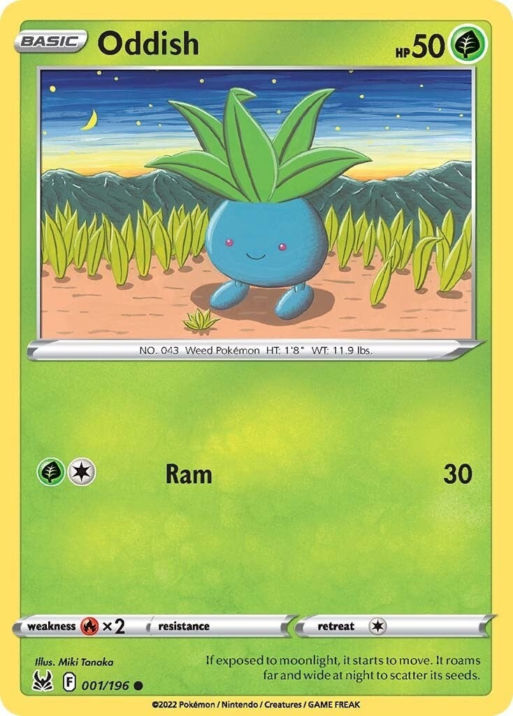 Image for Oddish (001/196) - Pokemon