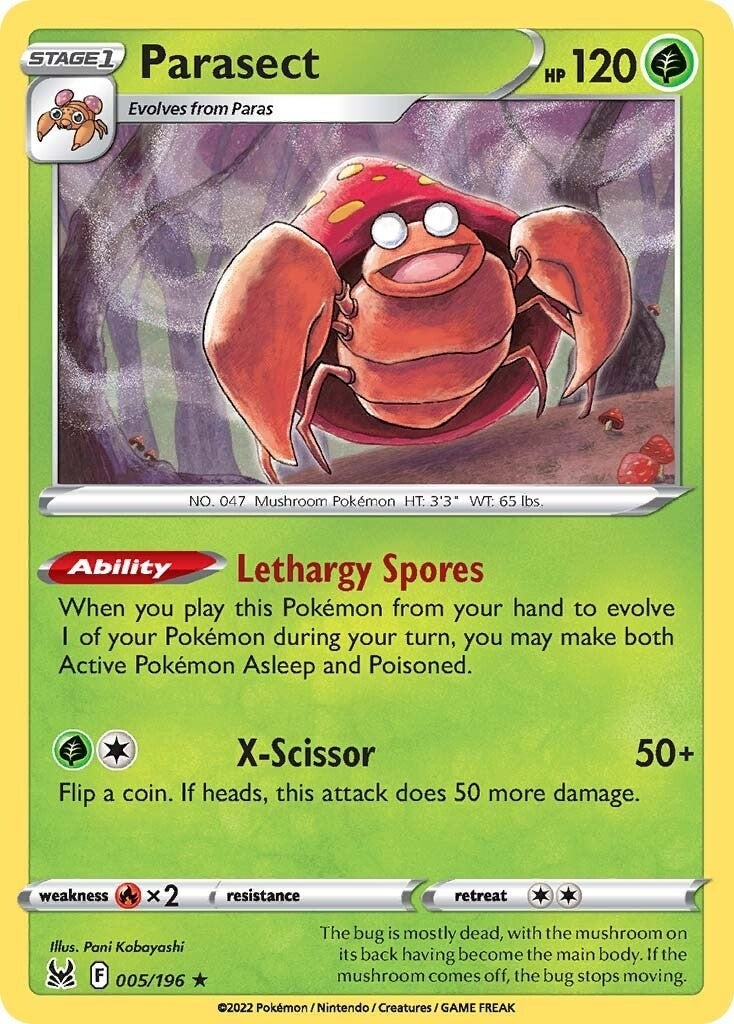 Image for Parasect (005/196) - Pokemon
