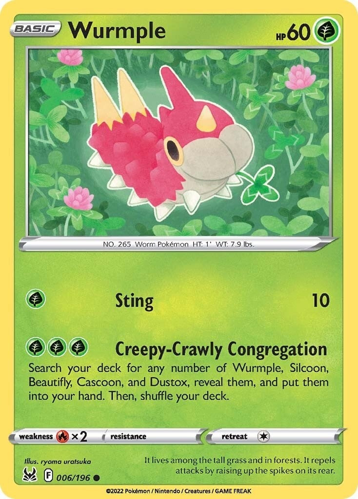 Image for Wurmple (006/196) - Pokemon