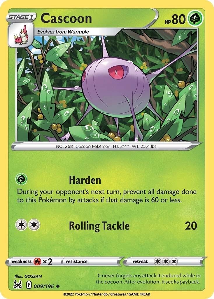 Image for Cascoon (009/196) - Pokemon