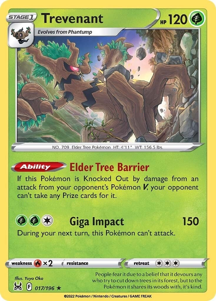 Image for Trevenant (017/196) - Pokemon