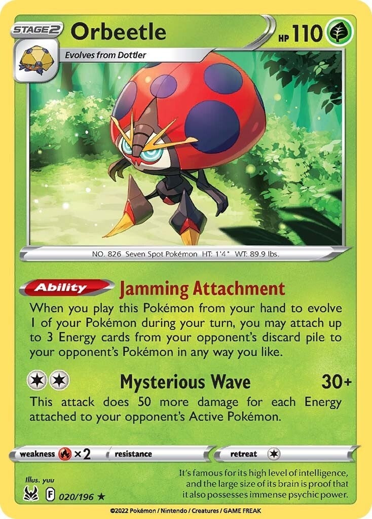 Image for Orbeetle (020/196) - Pokemon