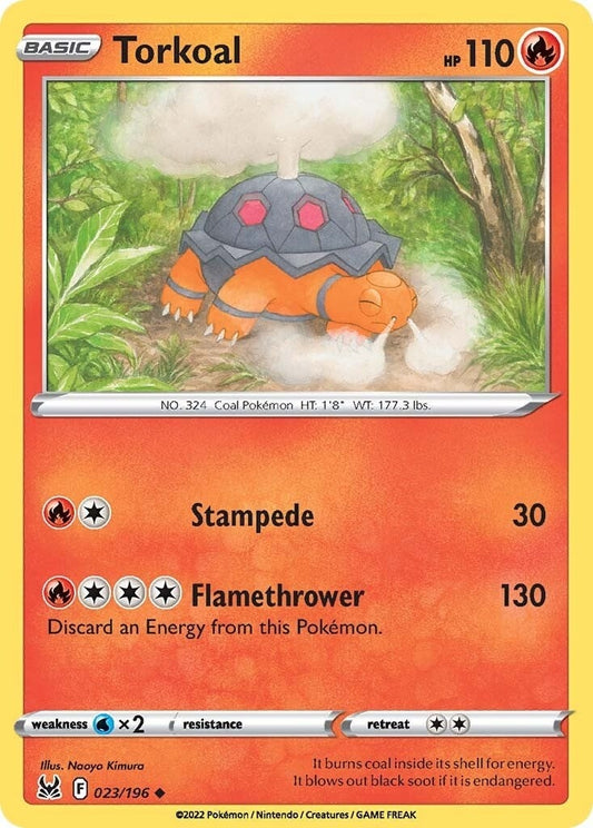 Image for Torkoal (023/196) - Pokemon