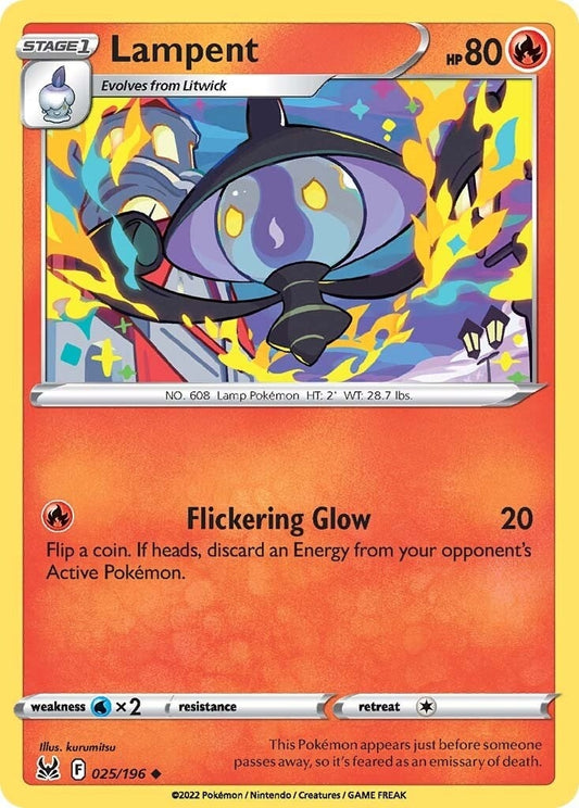 Image for Lampent (025/196) - Pokemon