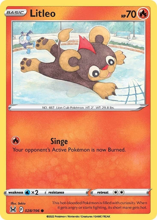 Image for Litleo (028/196) - Pokemon