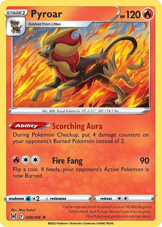Image for Pyroar (029/196) - Pokemon