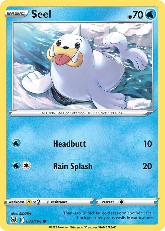 Image for Seel (033/196) - Pokemon