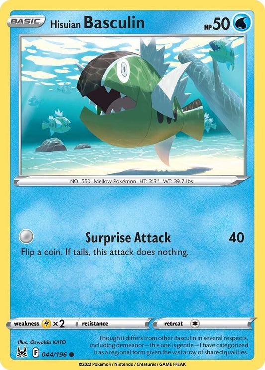 Image for Hisuian Basculin (044/196) - Pokemon
