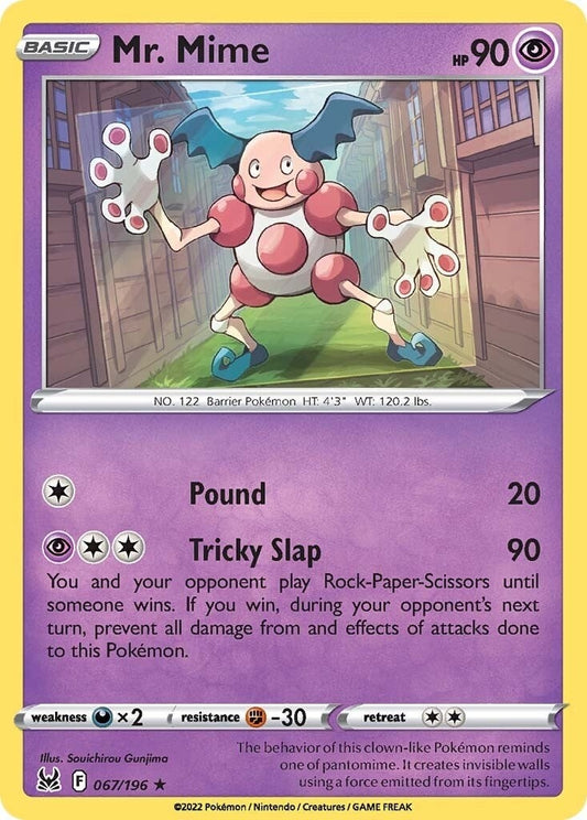 Image for Mr. Mime (067/196) - Pokemon