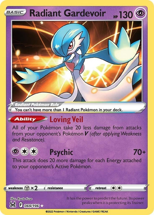 Image for Radiant Gardevoir (069/196) - Pokemon