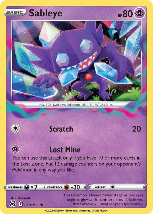 Image for Sableye (070/196) - Pokemon