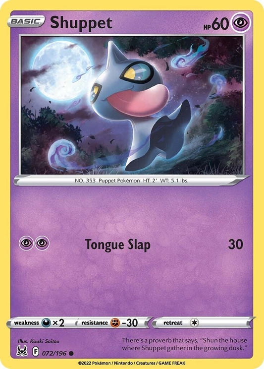 Image for Shuppet (072/196) - Pokemon