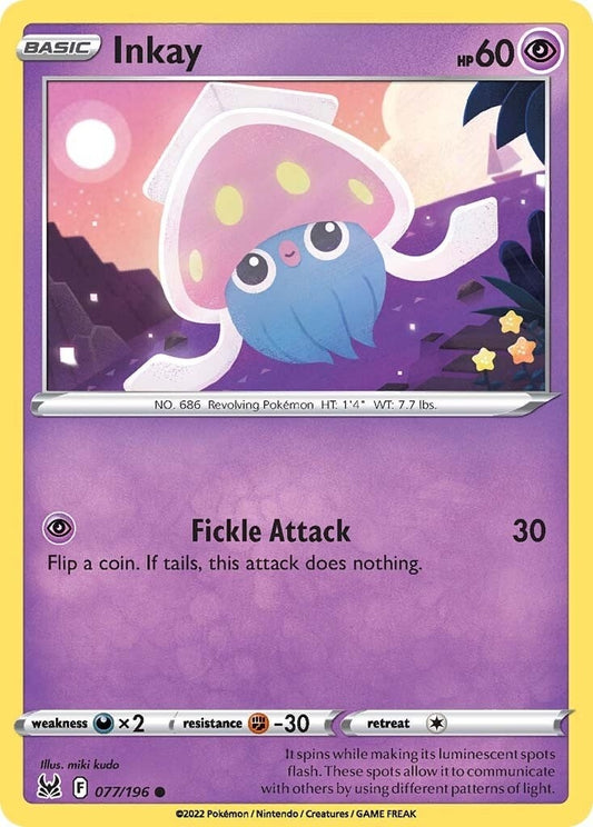 Image for Inkay (077) (077/196) - Pokemon