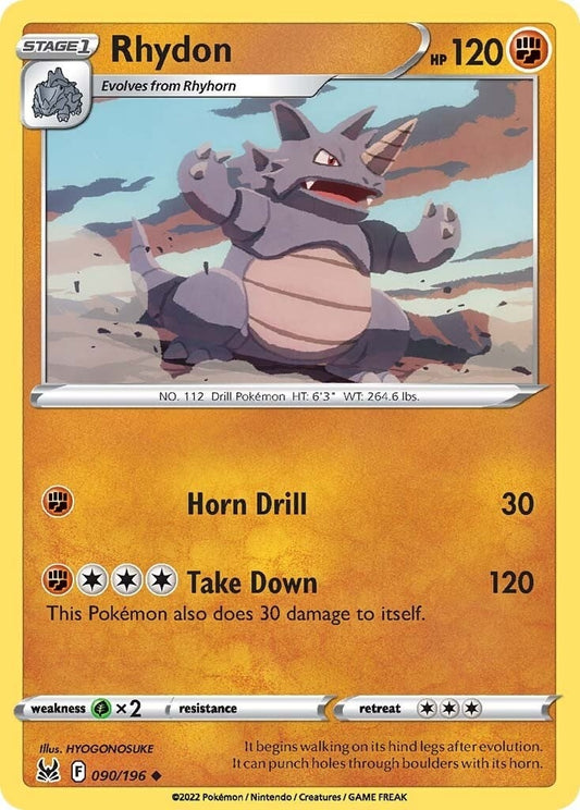 Image for Rhydon (090/196) - Pokemon