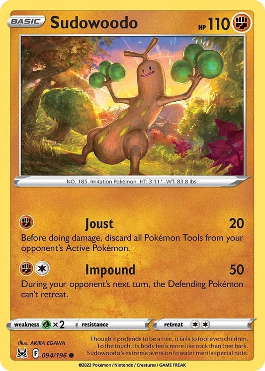 Image for Sudowoodo (094/196) - Pokemon