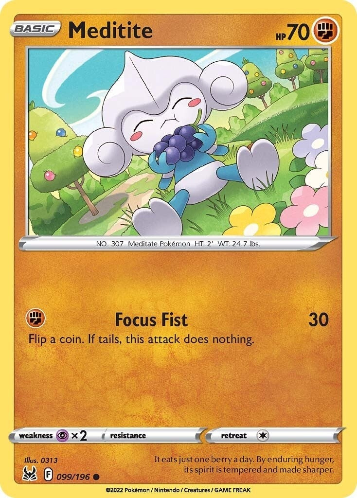 Image for Meditite (099/196) - Pokemon