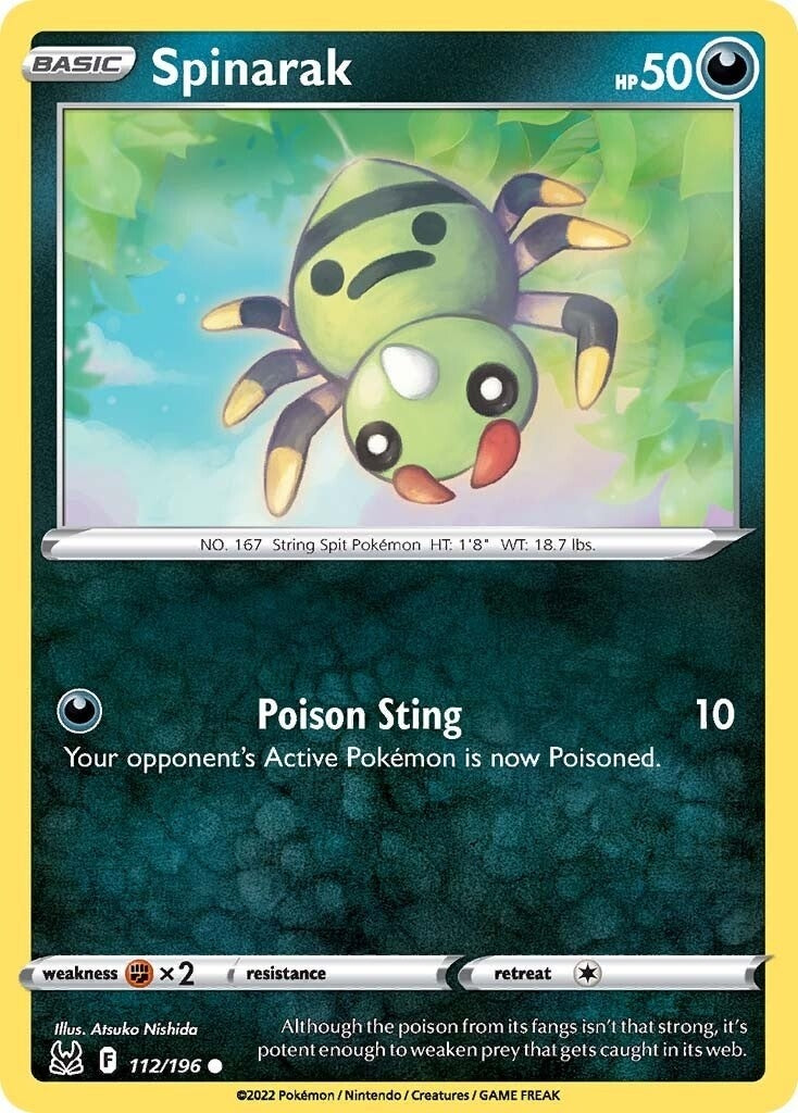Image for Spinarak (112/196) - Pokemon