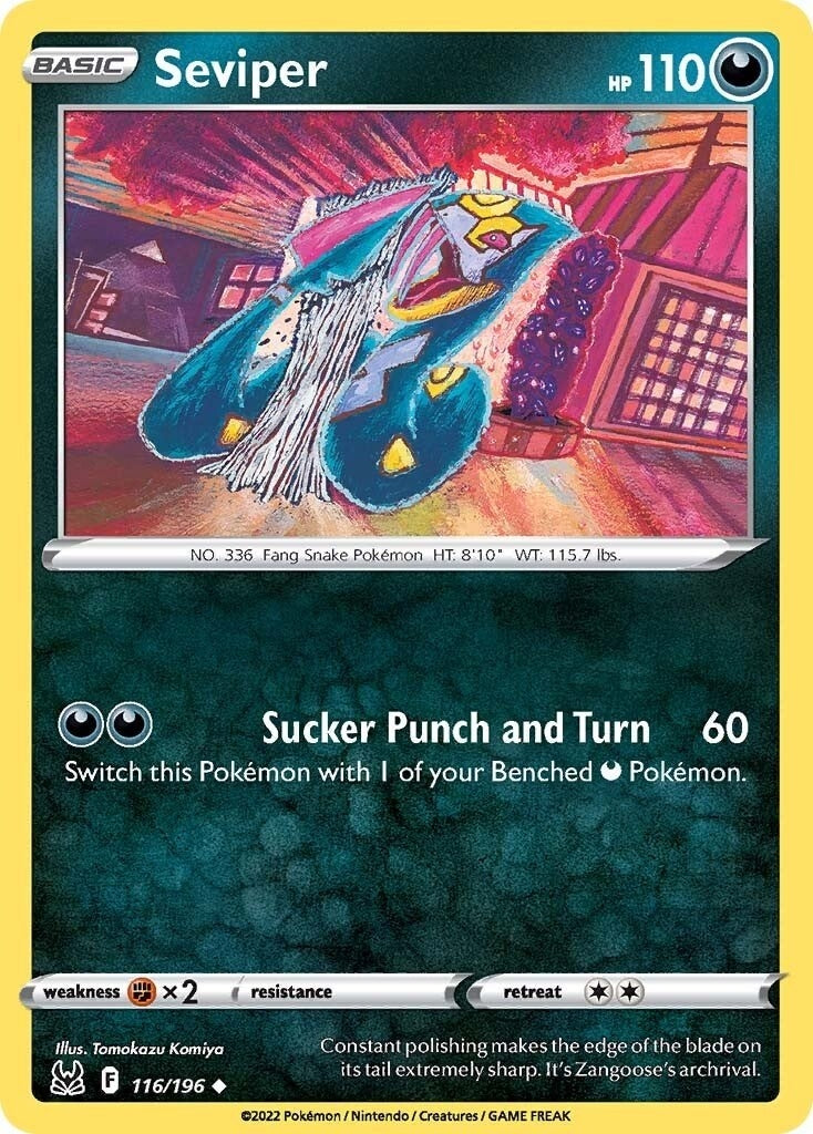 Image for Seviper (116/196) - Pokemon