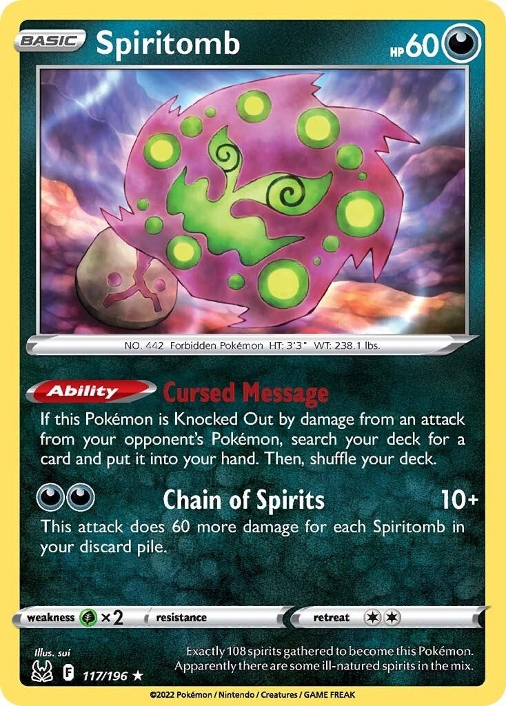 Image for Spiritomb (117/196) - Pokemon