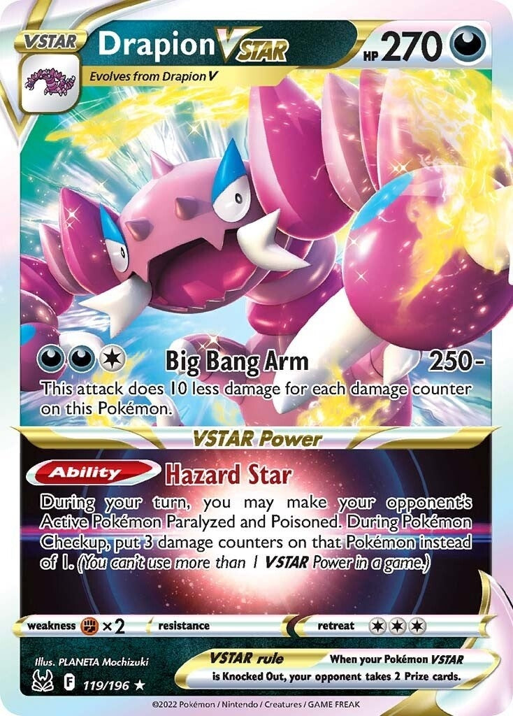 Image for Drapion VSTAR (119/196) - Pokemon