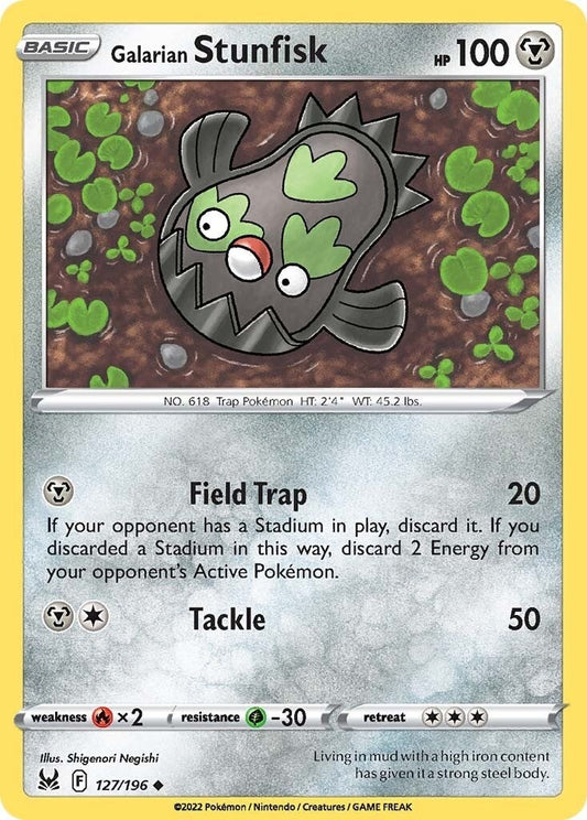 Image for Galarian Stunfisk (127/196) - Pokemon