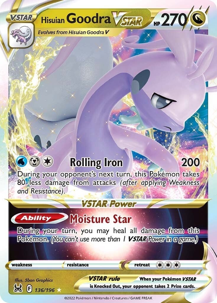 Image for Hisuian Goodra VSTAR (136/196) - Pokemon