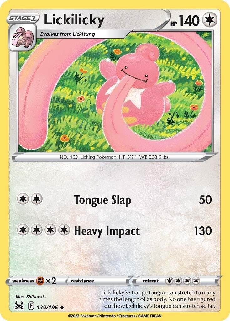 Image for Lickilicky (139/196) - Pokemon