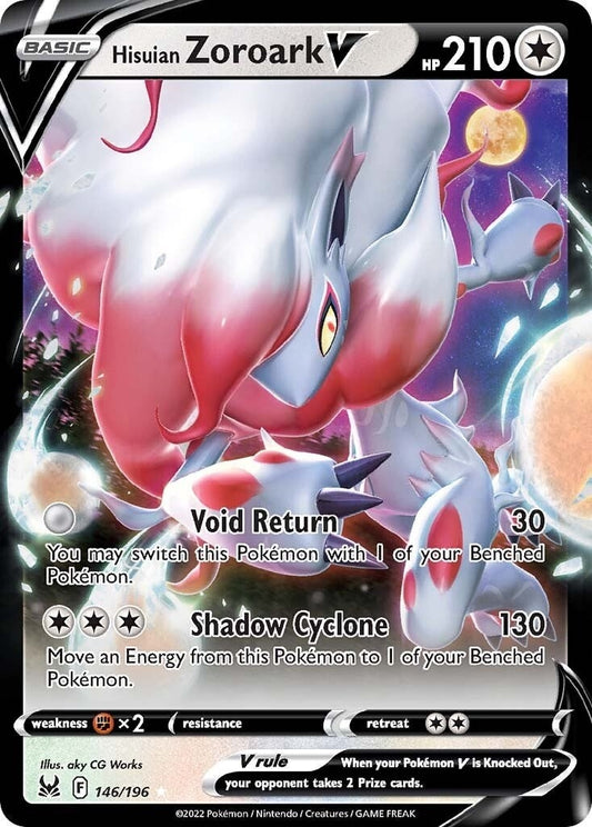 Image for Hisuian Zoroark V (146/196) - Pokemon