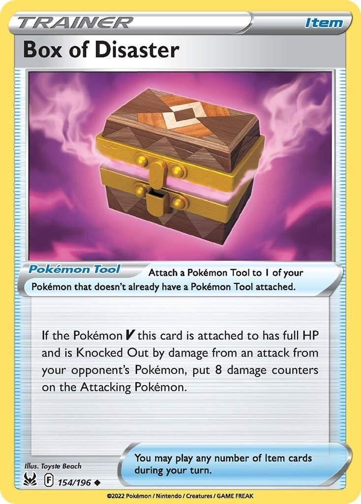 Image for Box of Disaster (154/196) - Pokemon