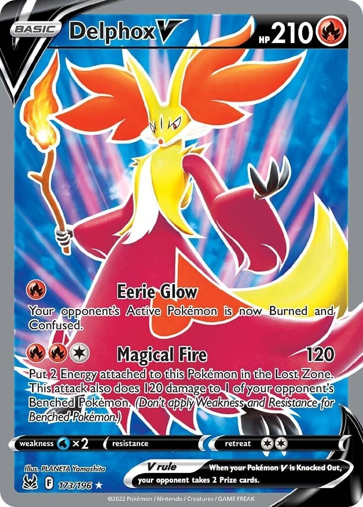 Image for Delphox V (Full Art) (173/196) - Pokemon