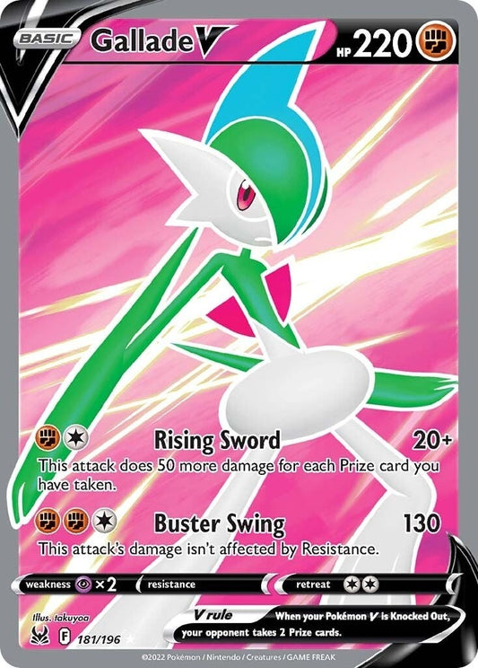 Image for Gallade V (Full Art) (181/196) - Pokemon