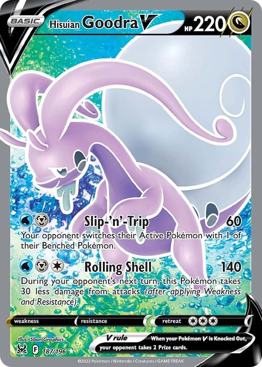 Image for Hisuian Goodra V (Full Art) (187/196) - Pokemon