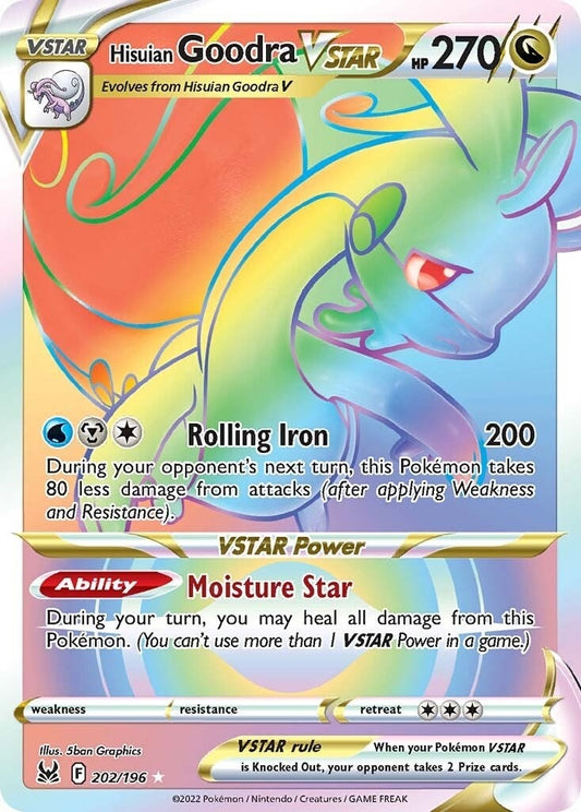 Image for Hisuian Goodra VSTAR (Secret) (202/196) - Pokemon